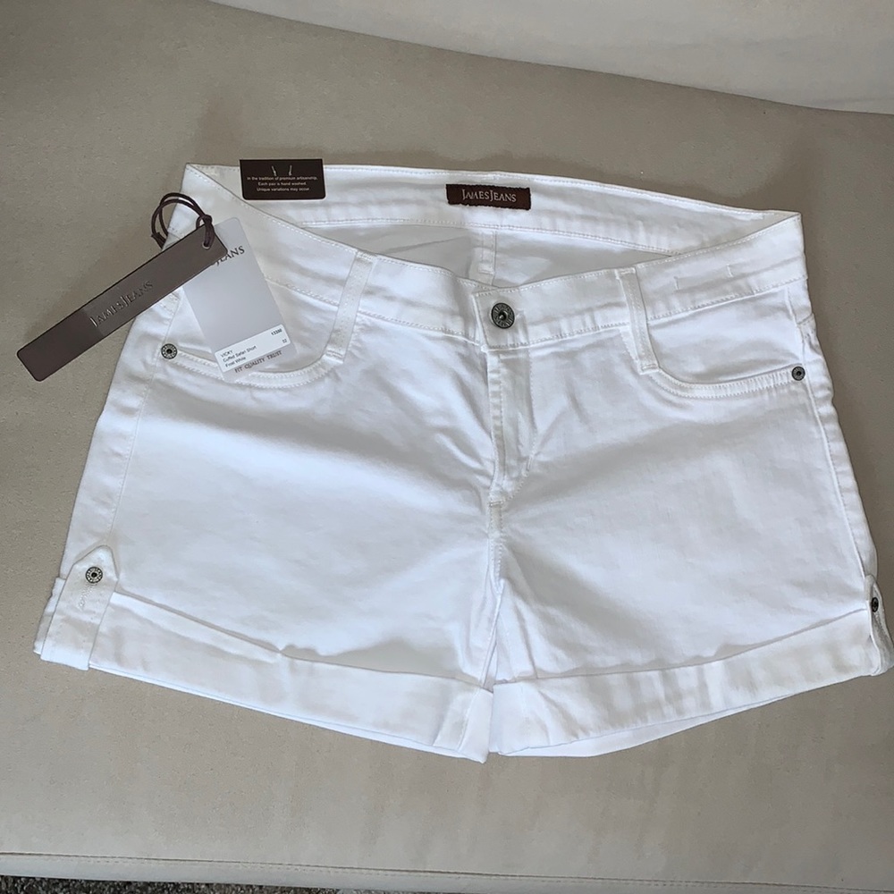 James Jeans Vicky Safari Shorts - White